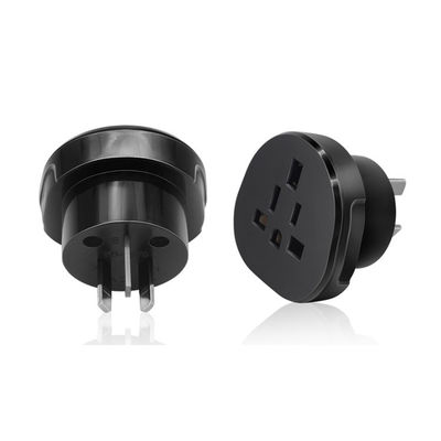 OEM 10A 250V Travel Plug Adapter , Electric Plug Adapter