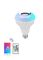 Wireless Colorful LED Speaker Bulb , Voice Control Bluetooth Speaker Lamp