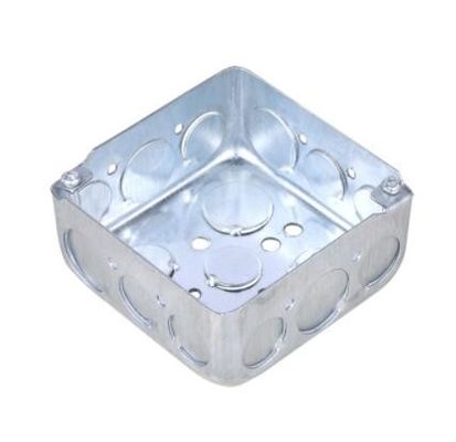 Waterproof Square 0.8mm 1.6mm Galvanized Steel Junction Box