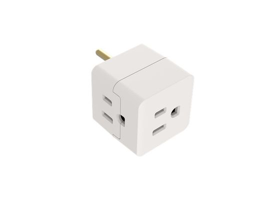 Indoor Portable Travel Mini Plug 3 Outlet Wall Adapter